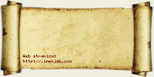 Angelina Aćimović vizit kartica